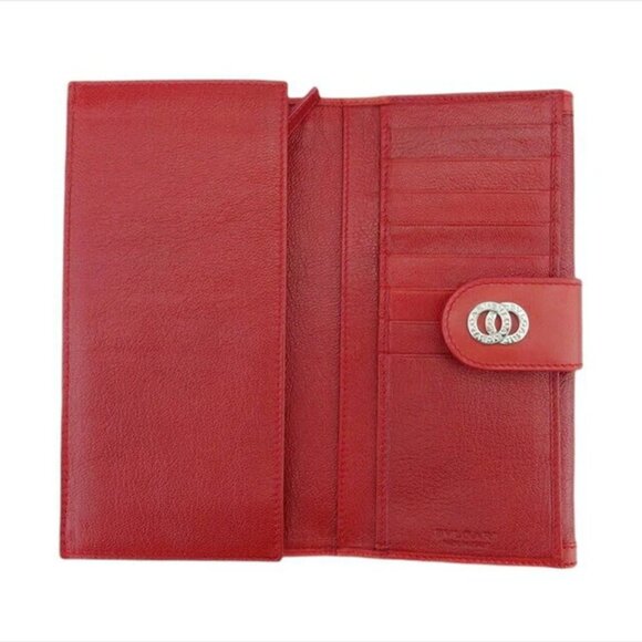 BVLGARI Wallet Doppiotondo Leather Authentic USED - Picture 7 of 11